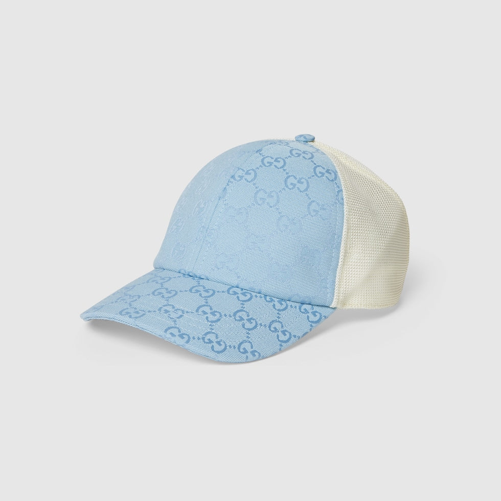 Gucci GG Canvas Cap Blue/White