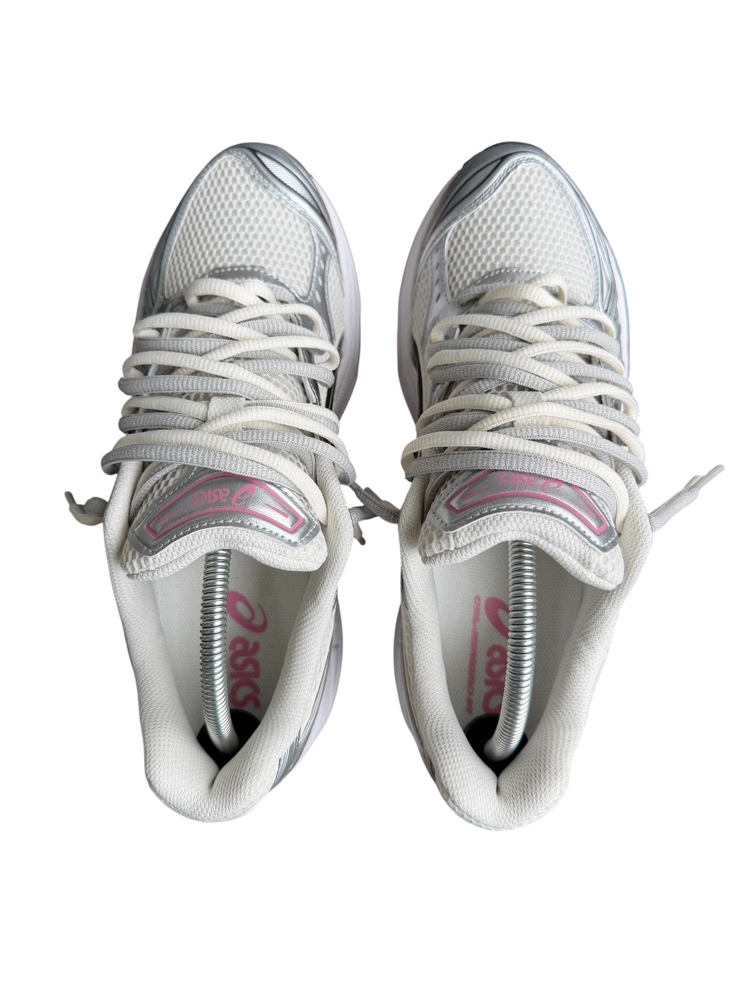 ASICS Kayano Double Laces – Grey/White
