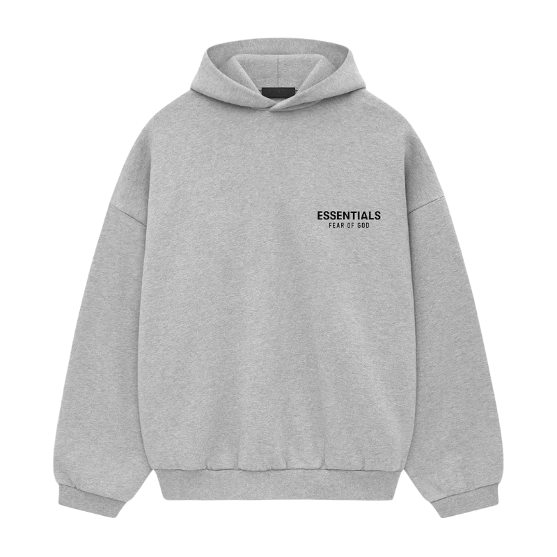 Fear of God Essentials Fleece Hoodie Light Heather Gray