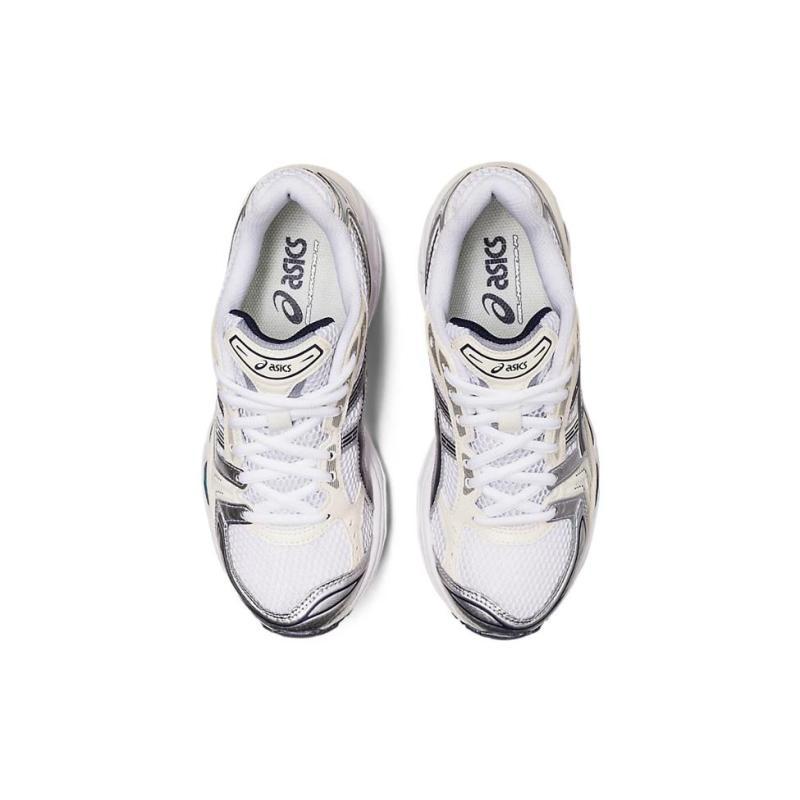 asic kayano/blanche