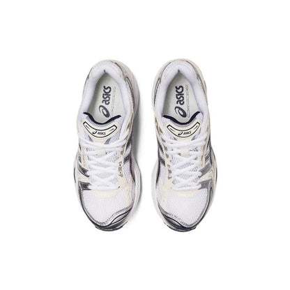 asic kayano/blanche