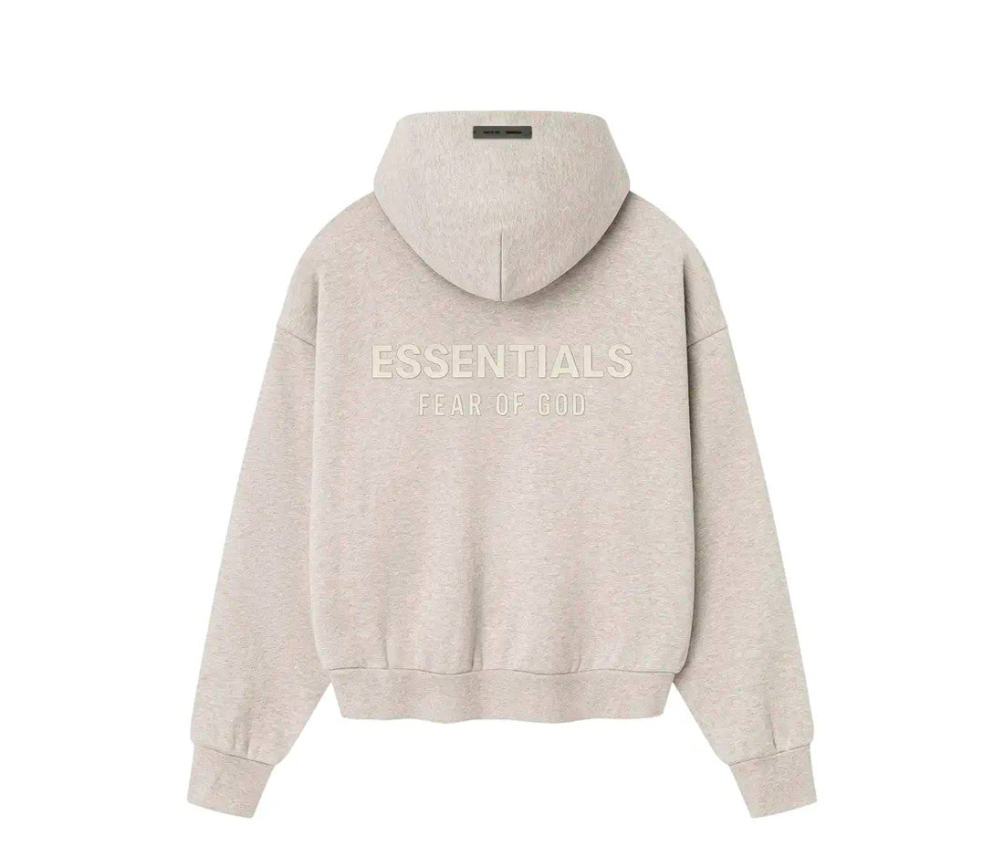Fear of God Essentials Classic Hoodie 'Heather Stone'