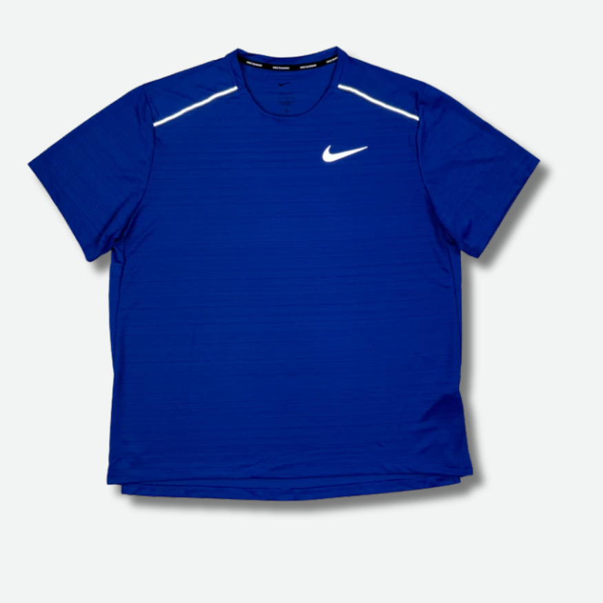 Tracksuit short/t-shirt running Bleu