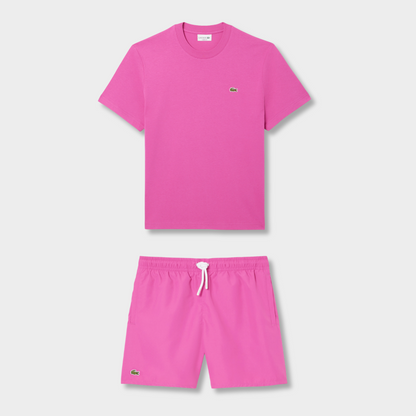 Tracksuit short/t-shirt LCST Pink vif