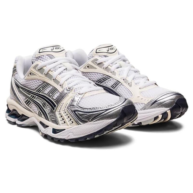 asic kayano/blanche