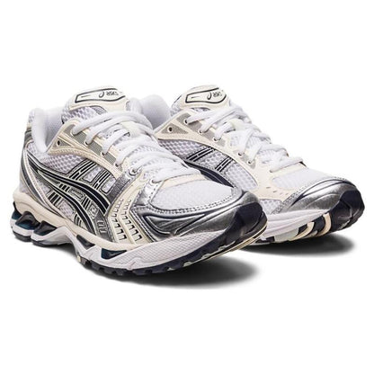 asic kayano/blanche