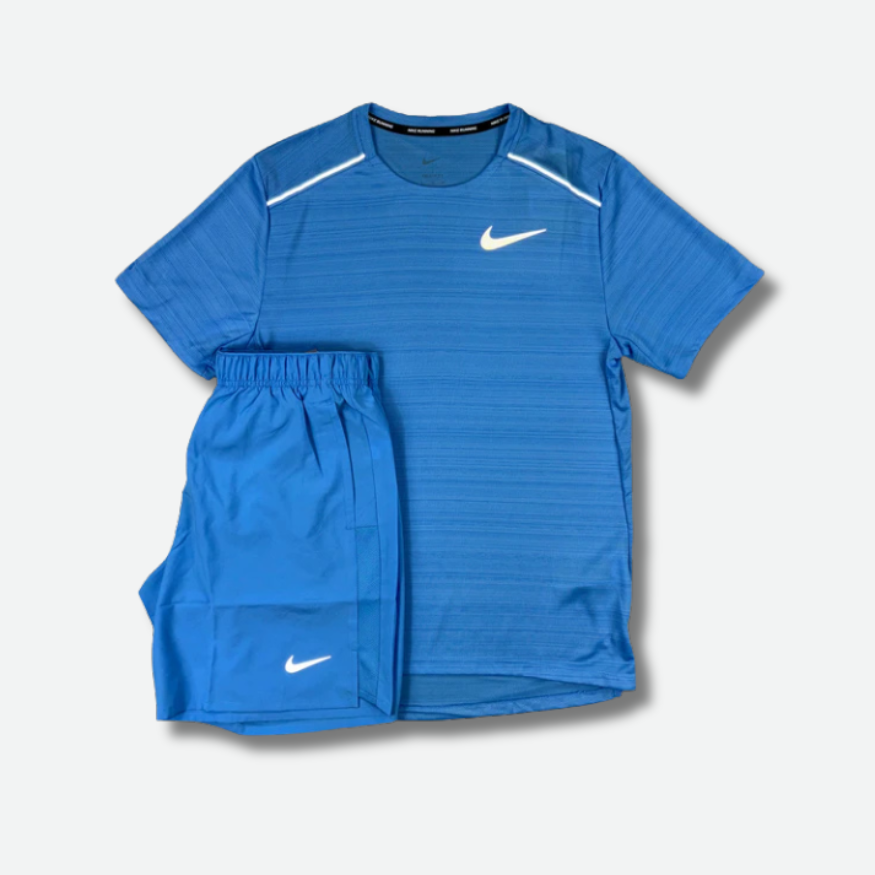 Tracksuit short/t-shirt running Bleu clair