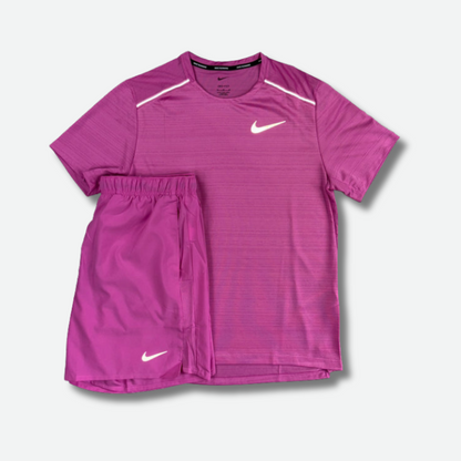 Tracksuit short/t-shirt running Rose