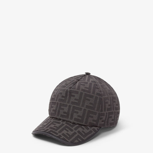 Fendi FF Jacquard Cap Black