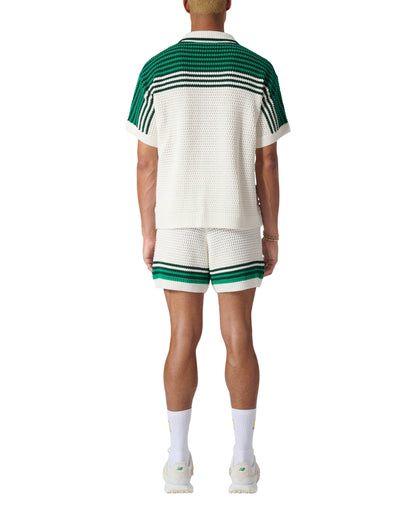 Tennis Crochet Shorts - casablanca