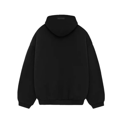 Fear of God Essentials Hoodie Fleece Black Orange