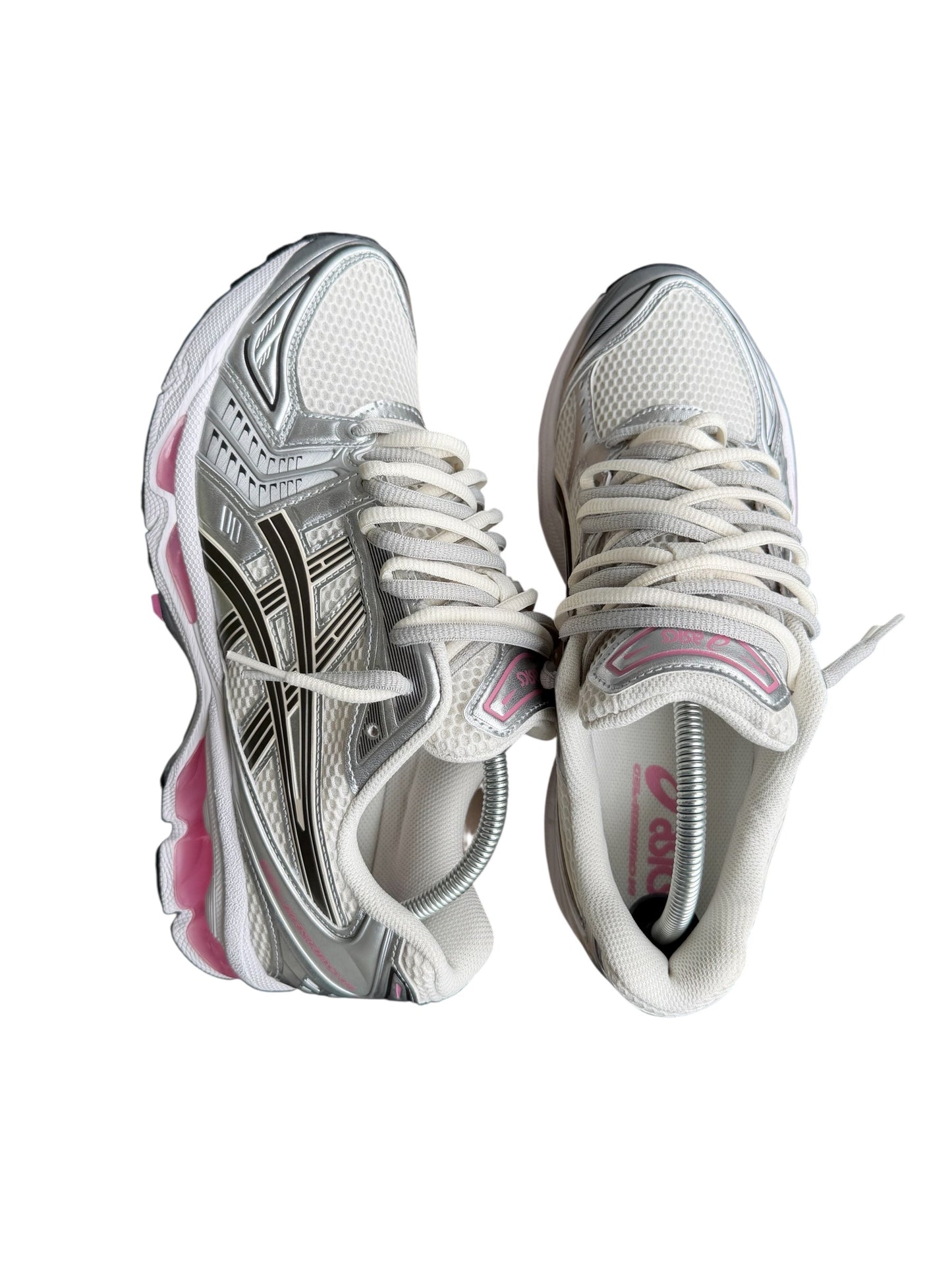ASICS Kayano Double Laces – Grey/White