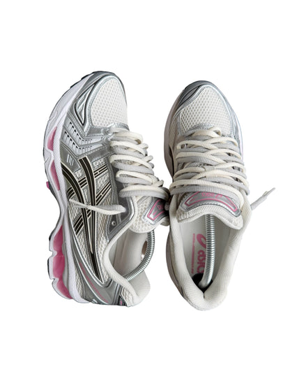 ASICS Kayano Double Laces – Grey/White