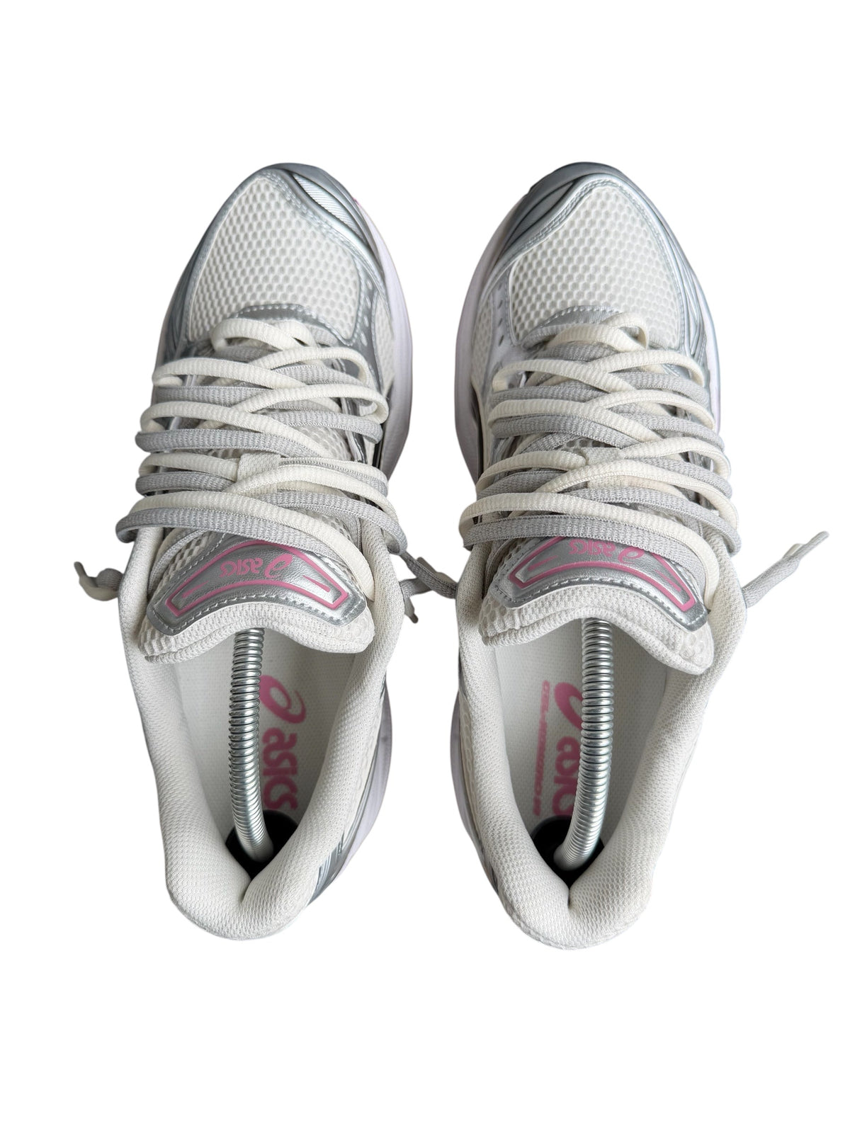 ASICS Kayano Double Laces – Grey/White