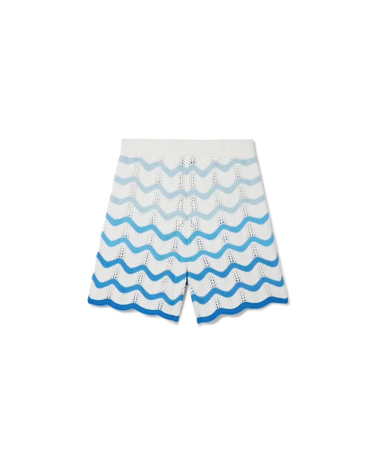 Wavy Gradient Crochet Shorts - casablanca