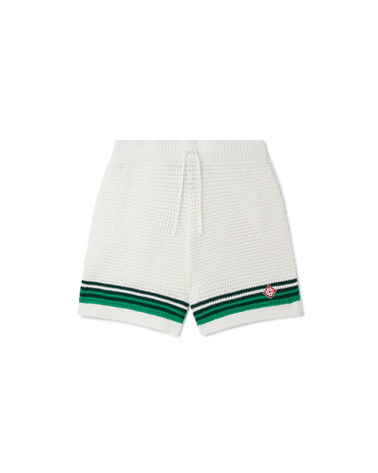 Tennis Crochet Shorts - casablanca