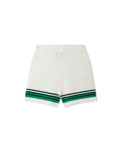 Tennis Crochet Shorts - casablanca