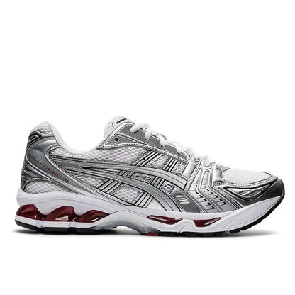 Gel Kayano 14 Silver and red