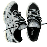 Asics gel double lacets noir/blanche