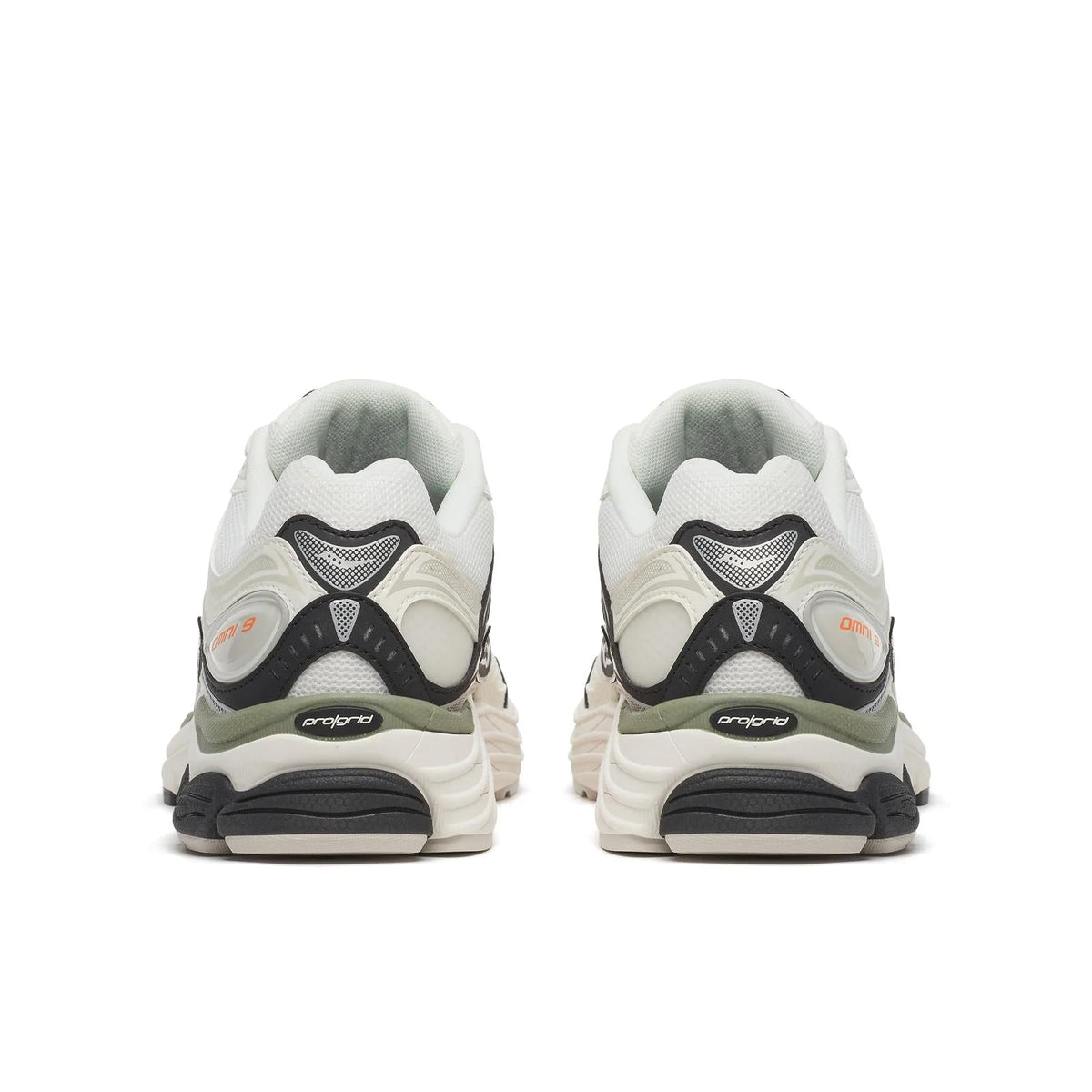 SAUCONY omni 9 blanche/orange