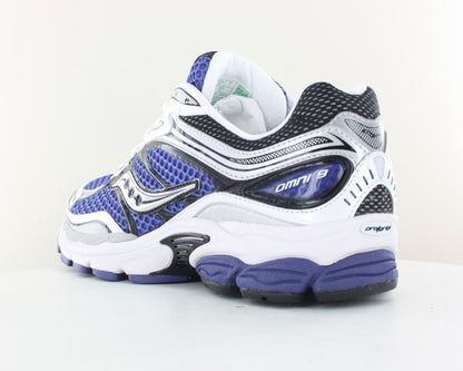 saucony omni 9 blanche/violet